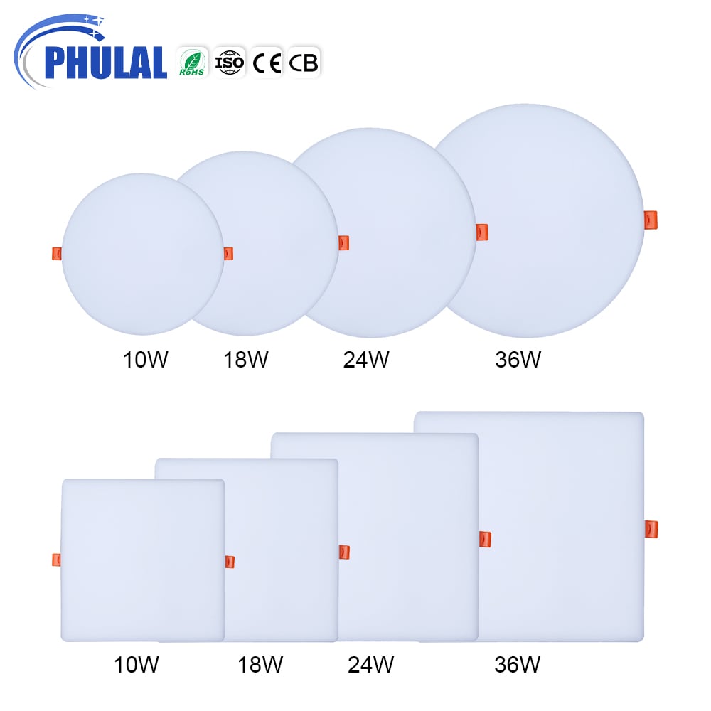 New Design Square/round ceiling lights super bright 12W 18W 24W 36W ceiling surface mounted panel light /led panel light