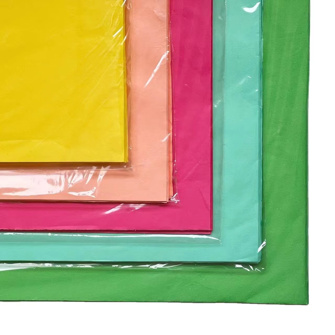 Green Solid Colored Tissue Paper Roll: Fresh Wrapping for Tomatoes