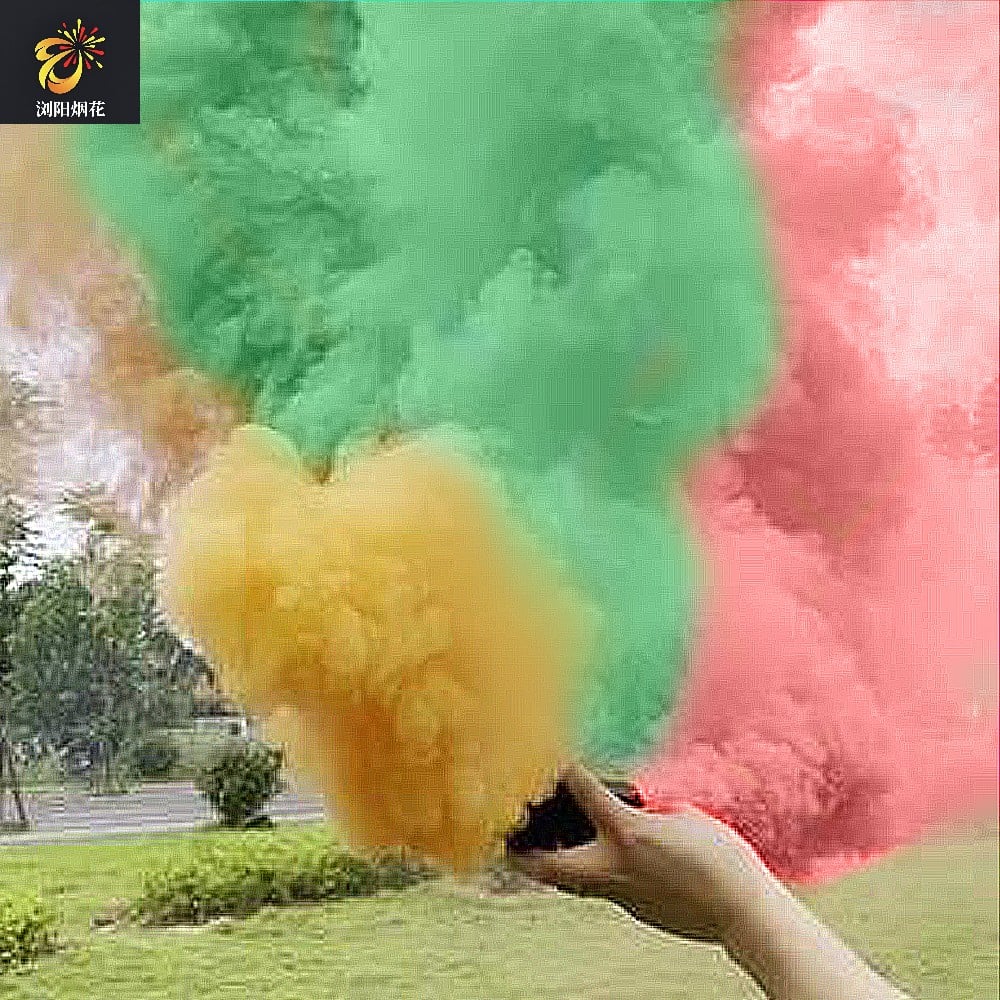 Tri color smoke signal flare For all kinds of events