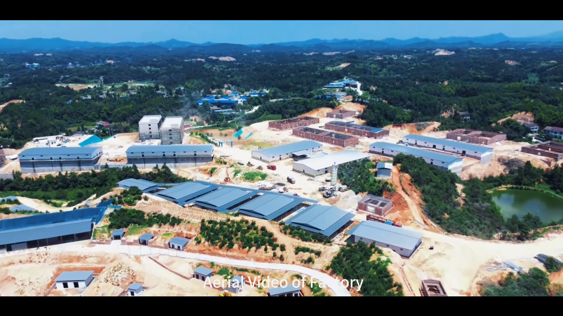Aerial Video of Factory