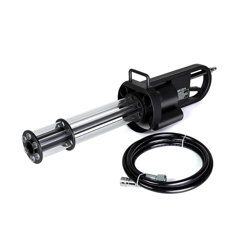 Handheld LED CO2 Gatling Jet Gun