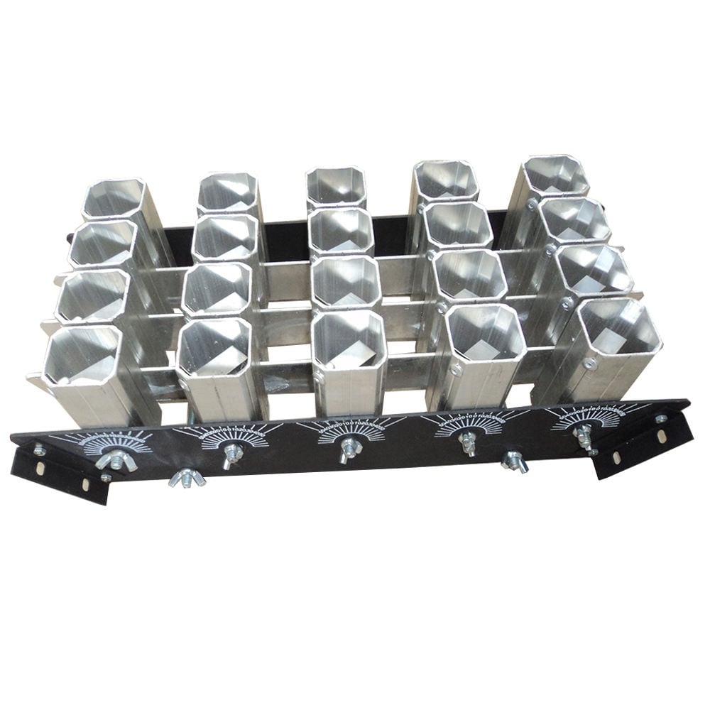 1.2-inch 20 round single shot mortar metal fireworks display stand