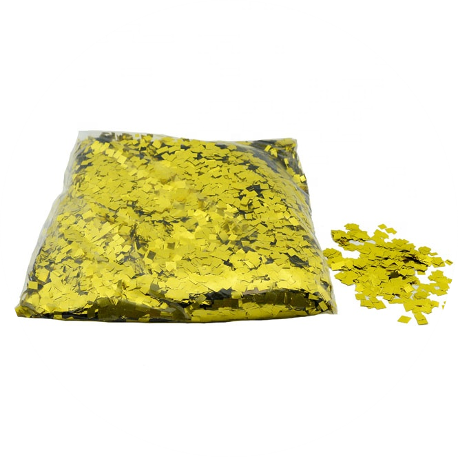 Party Wedding and Festival Golden Mini Tissue Confetti Paper 1cm for Confetti Cannon