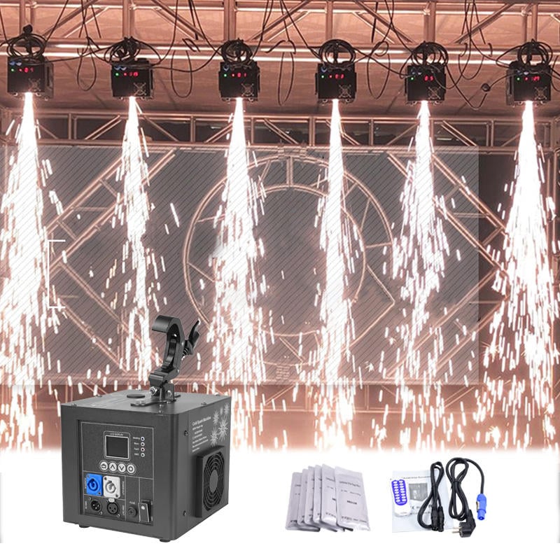 800W waterfall remote control inverted cold spark machine