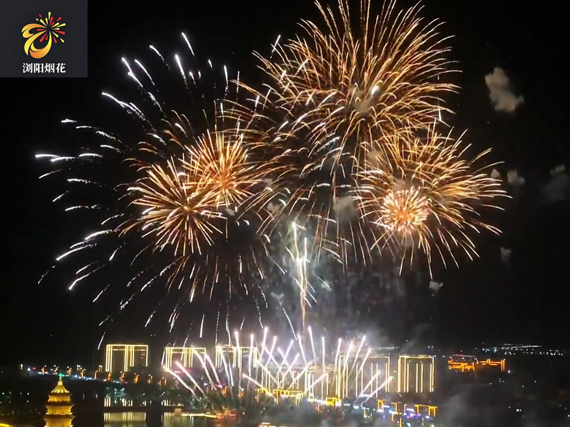 Our Company Powers Donghu Fireworks Display, Illuminating the Romantic Night Sky Over the Yangtze River City