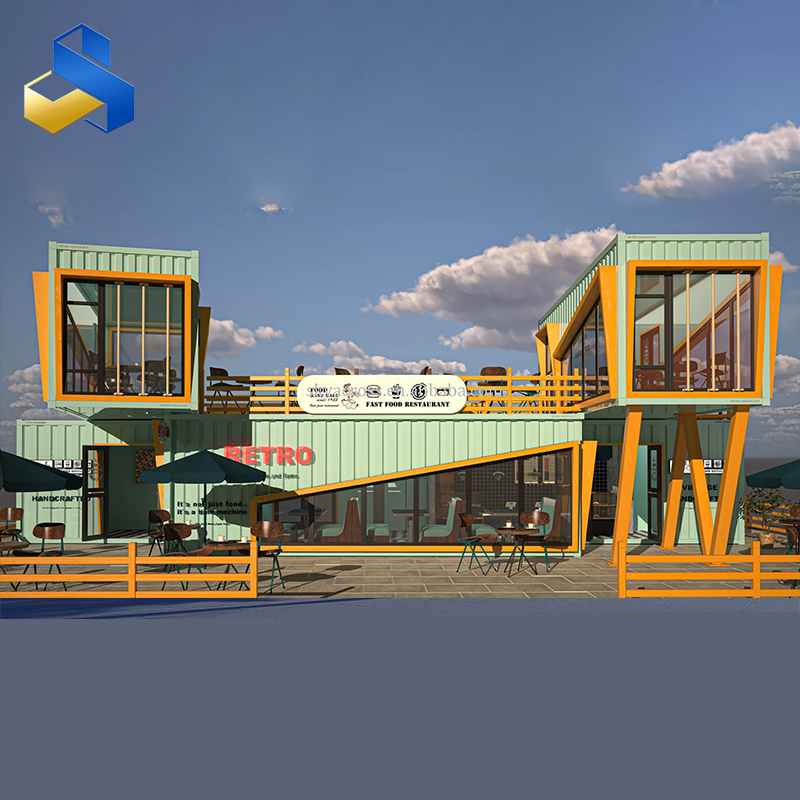 Custom modular container homes for large street-side stores Creative Container House