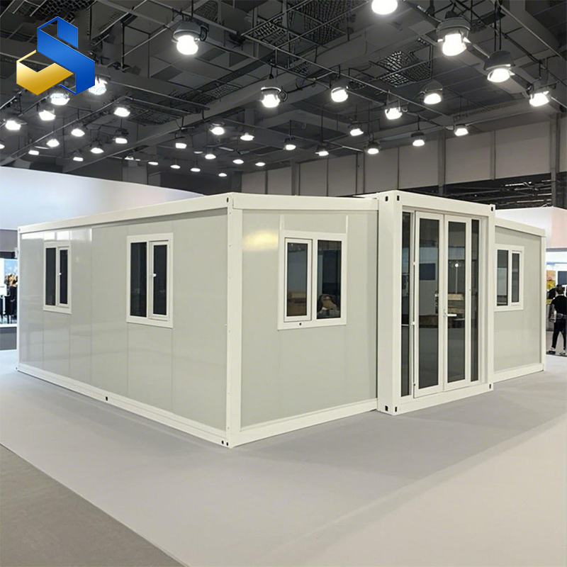 20-Foot Double-Wing Expandable Container House | 56㎡ Steel Structure ...