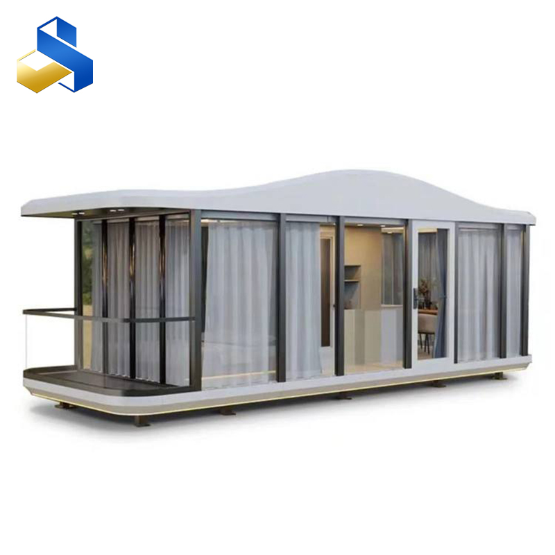 Egg-Shaped Capsule Container House