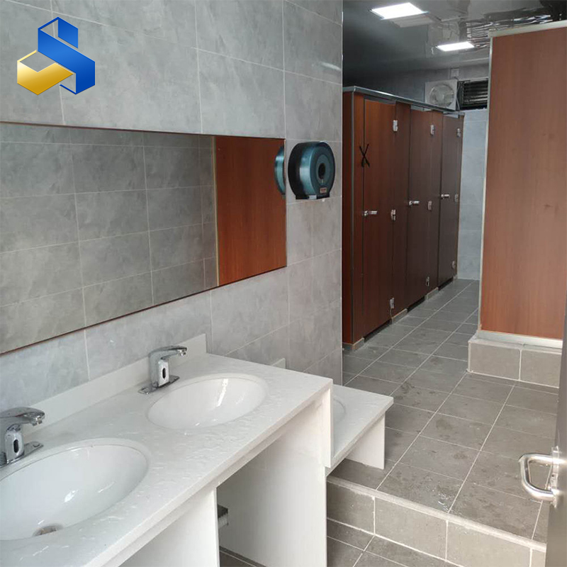 Outdoor large mobile prefabricated portable toilet