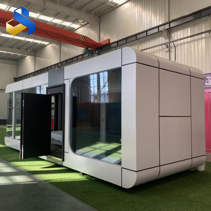 Modulat Tiny Homes Steel Container for Hotel or Villa Prefab Houses for Sale