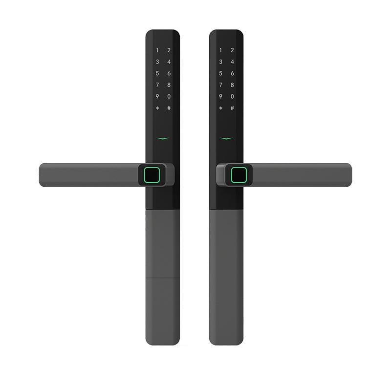 K01S Semi-automatic IP66 Waterproof Thermal Break Aluminum Smart Lock