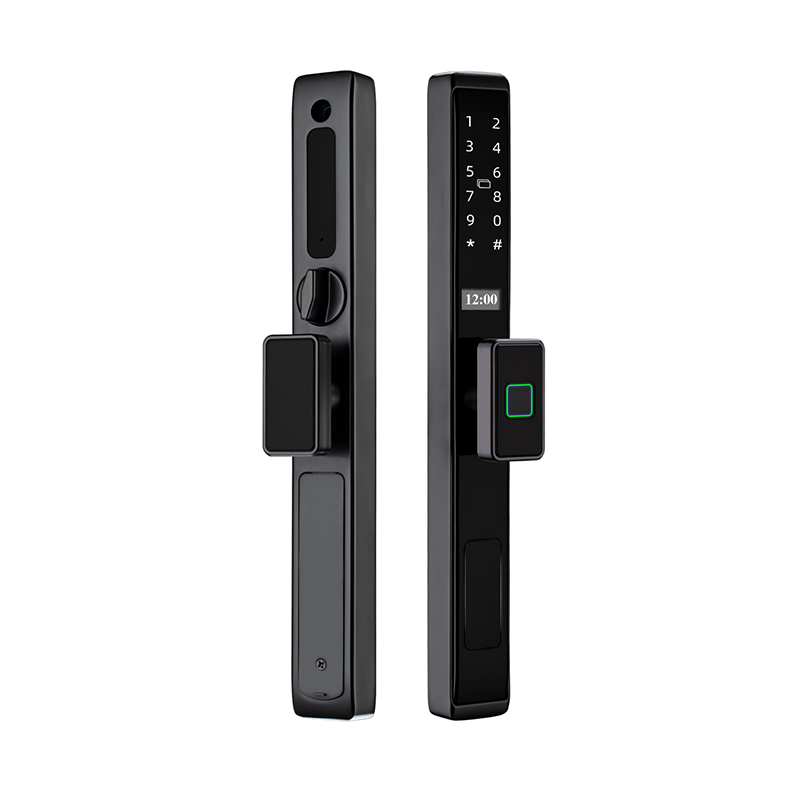 J02 Sliding Cover Semi-automatic IP66 Waterproof Thermal Break Aluminum Smart Lock