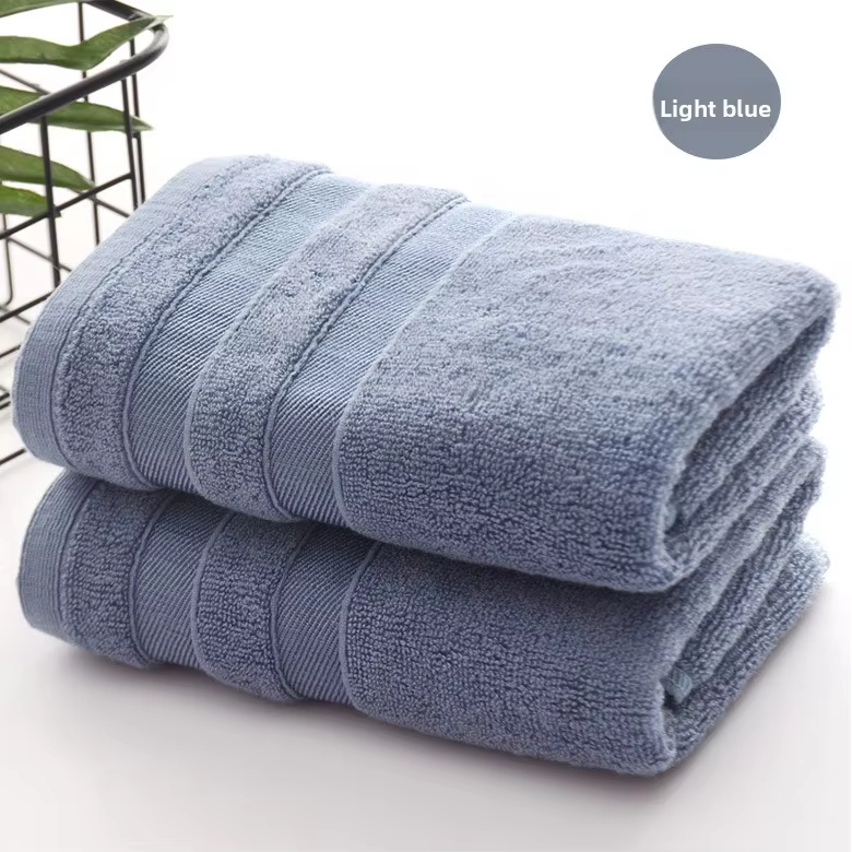 Wholesale OEM Brand 32 Strands Bamboo Fiber Satin Fabric Plain Weave Square Bath Towel Set Quick-Dry Adult Home SPA Solid Color factory