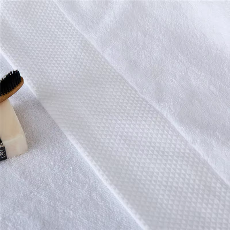 Custom Logo Luxury 16S Platinum Satin 100% Cotton Bath Towel Sets Spa Hotel Face Towel Solid Color Towel Set factory