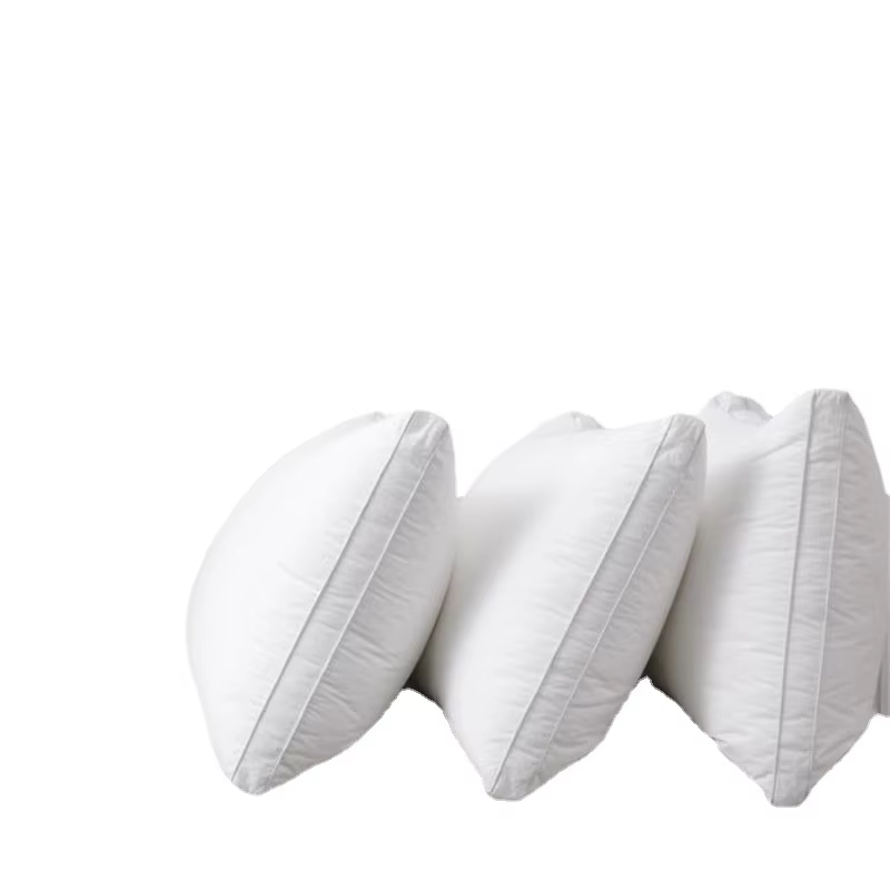 Soft Fluffy Modern Solid Neck Support Height Adjustable Three-dimensional Pillow 100% Cotton Cover 100% Polyester Fiber Filling manufacture