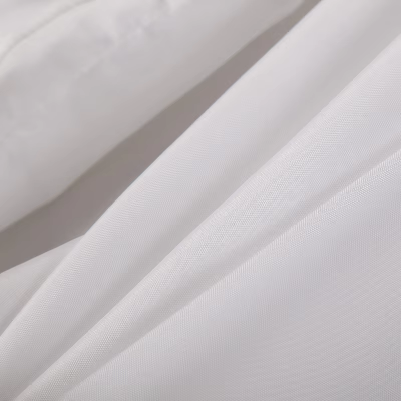 Wholesale Minimalist Design White Thickened Non-See-Through Plain Polyester Hotel Waterproof Shower Curtain supplier