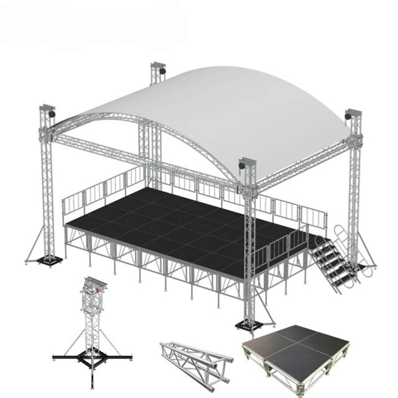 Lightweight and anti-corrosion aluminum truss decoration event display, wedding lighting truss display, hot selling
