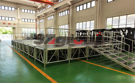 aluminum assemble stage