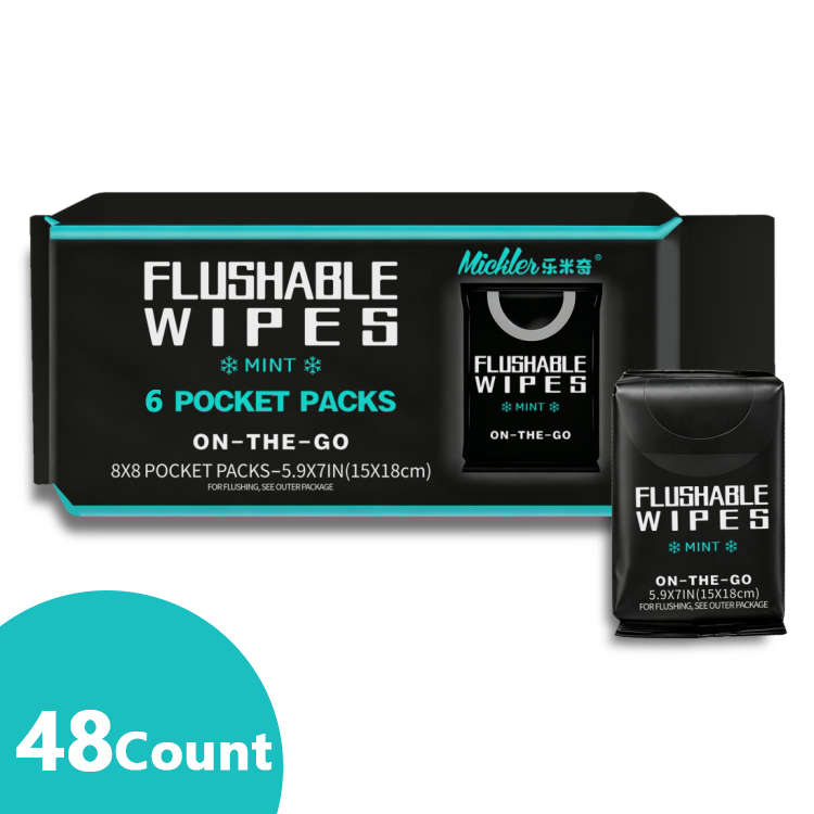 Ultra-Compact Dispersible Wet Wipes for On-The-Go Personal Hygiene