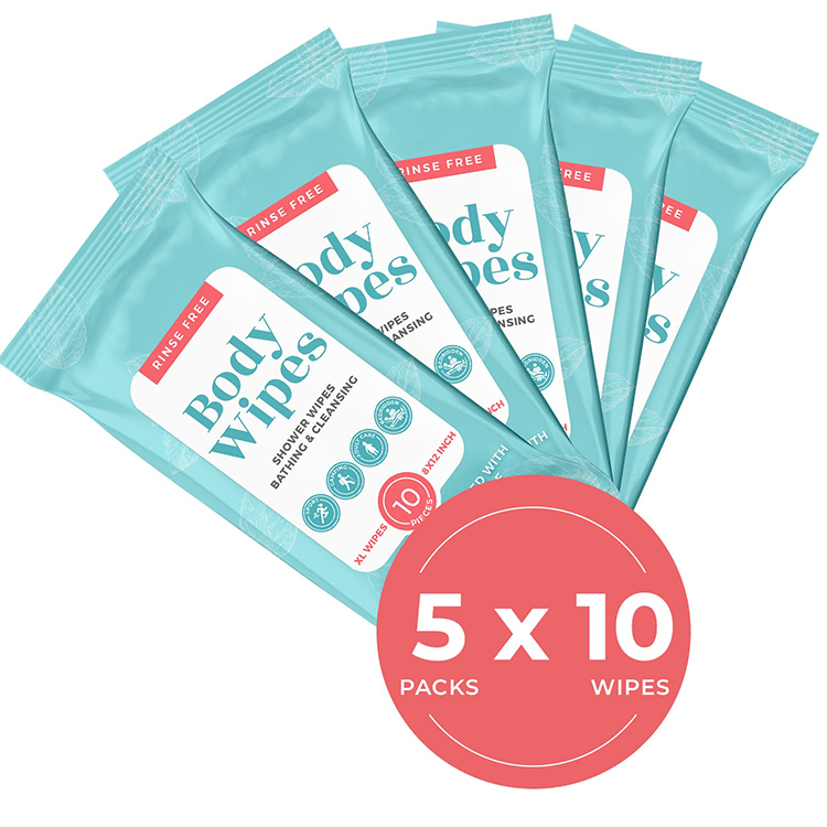 Versatile Full-Body Cleansing Wipes for Active and Daily Hygiene