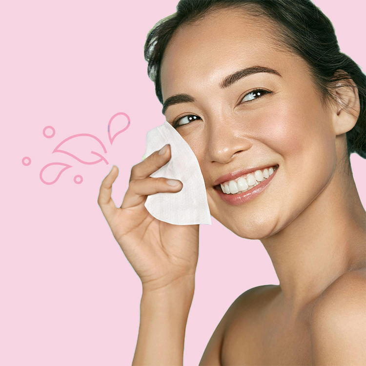 3-in-1 makeup remover wipes details