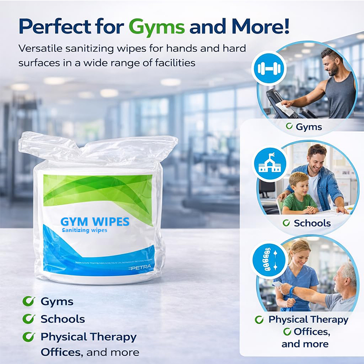 High-Performance Gym Sanitizing Wipes for Equipment Protection and Member Safety