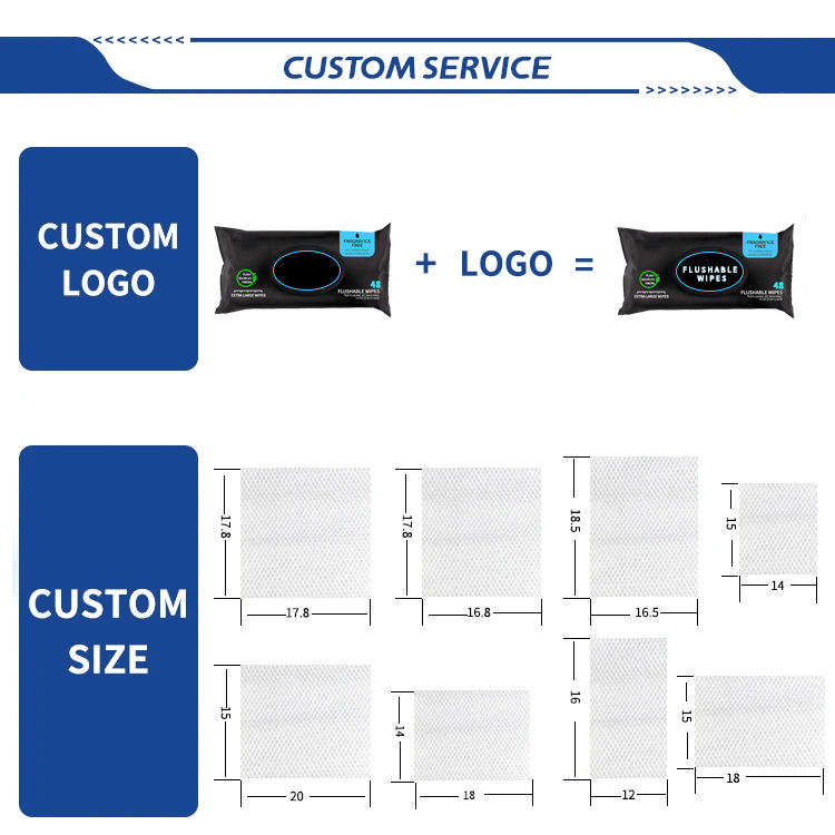 fragrance free flushable wipes supplier