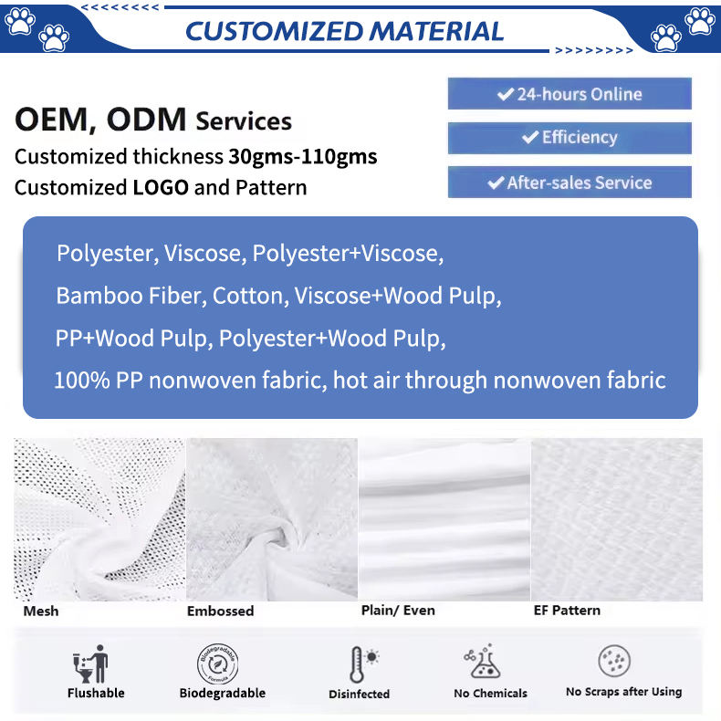 fragrance free flushable wipes details