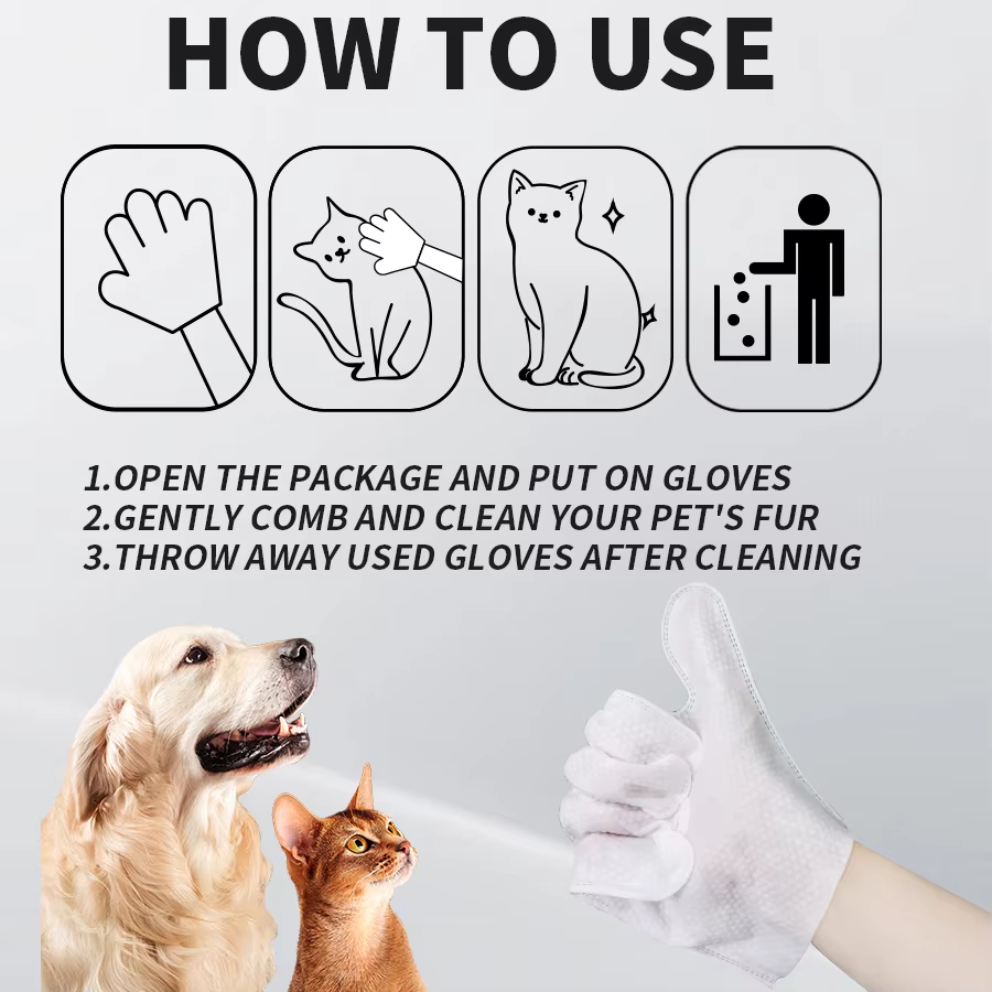 Pet Gloves Wipes factory