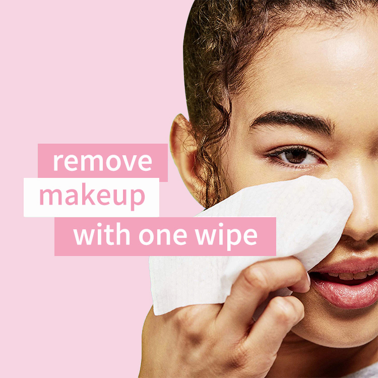 3-in-1 makeup remover wipes details