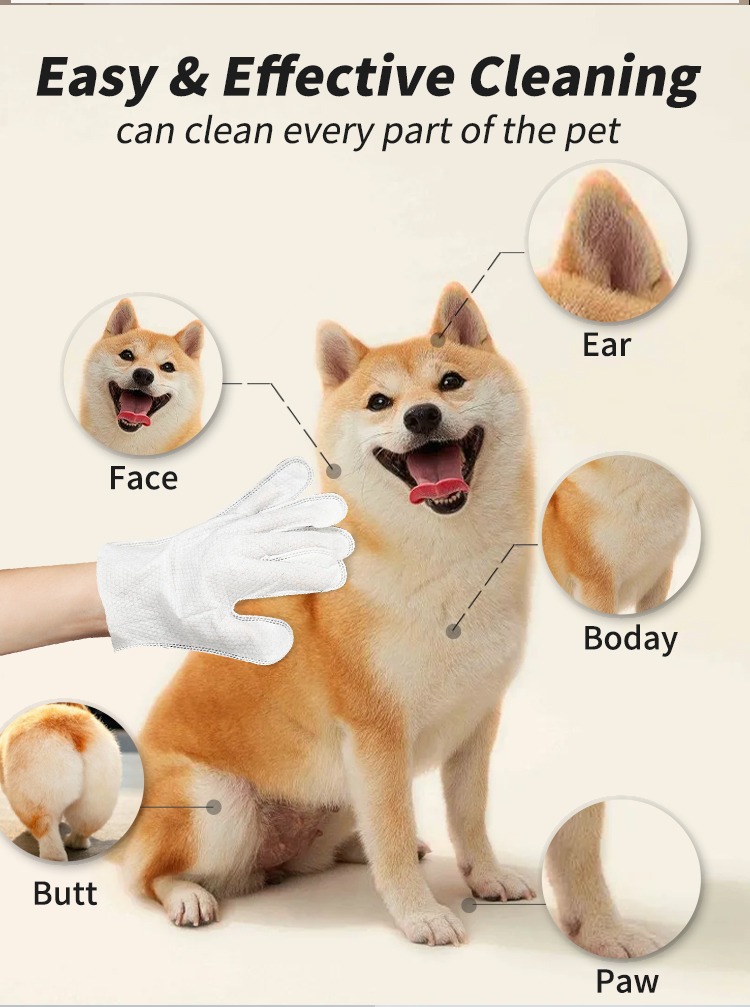 Pet Bathing Wipes details