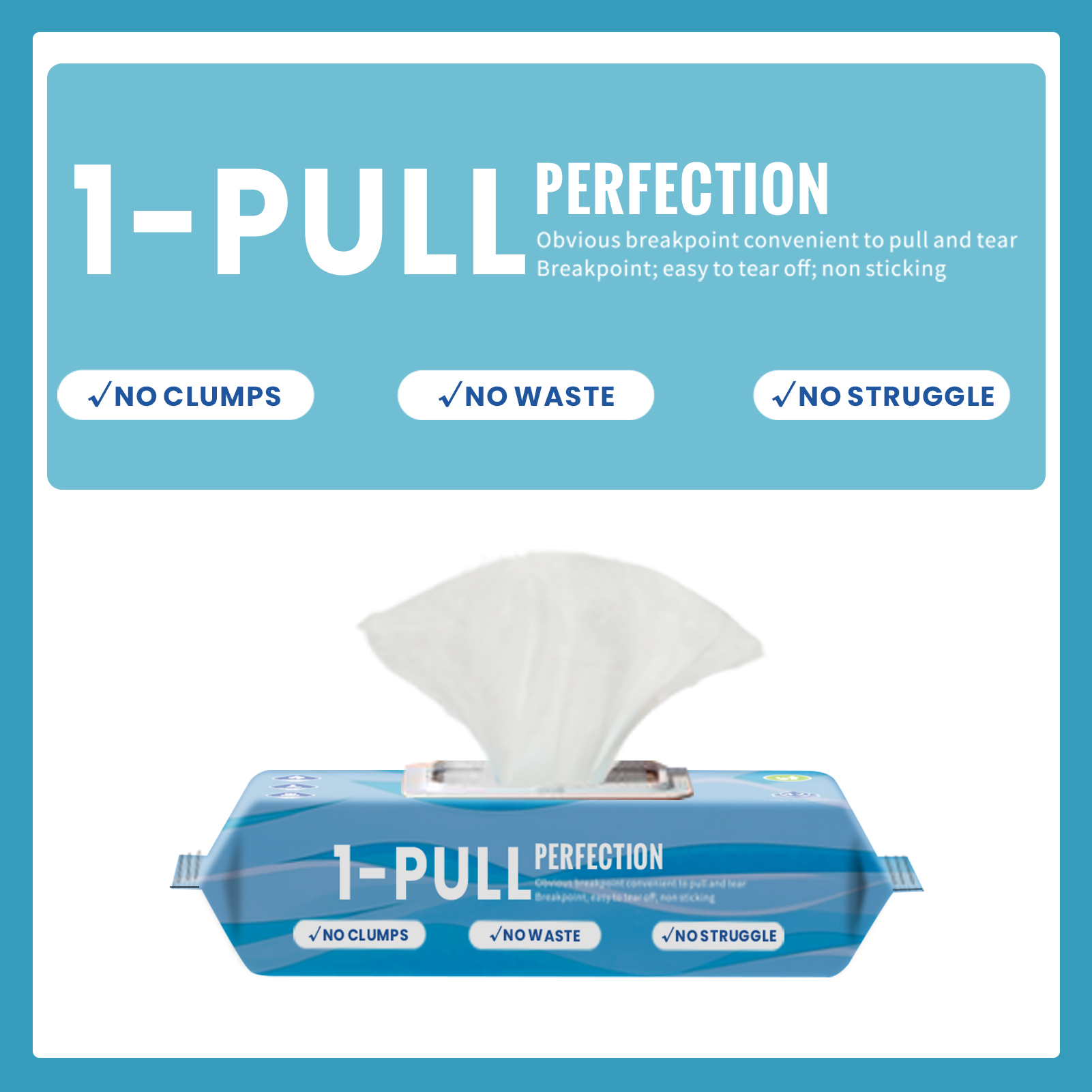 Wet toilet paper manufacture