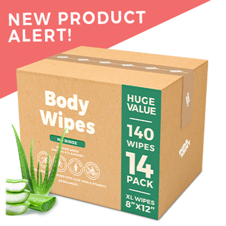 Eco-Friendly Disposable Body Wipes for Sustainable Hygiene Management