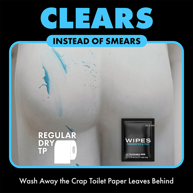 Individually Wrapped Dispersible Wipes for Maximum Hygiene and Portability