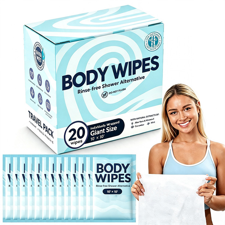 Compact Travel Body Wipes Designed for Seamless International Mobility