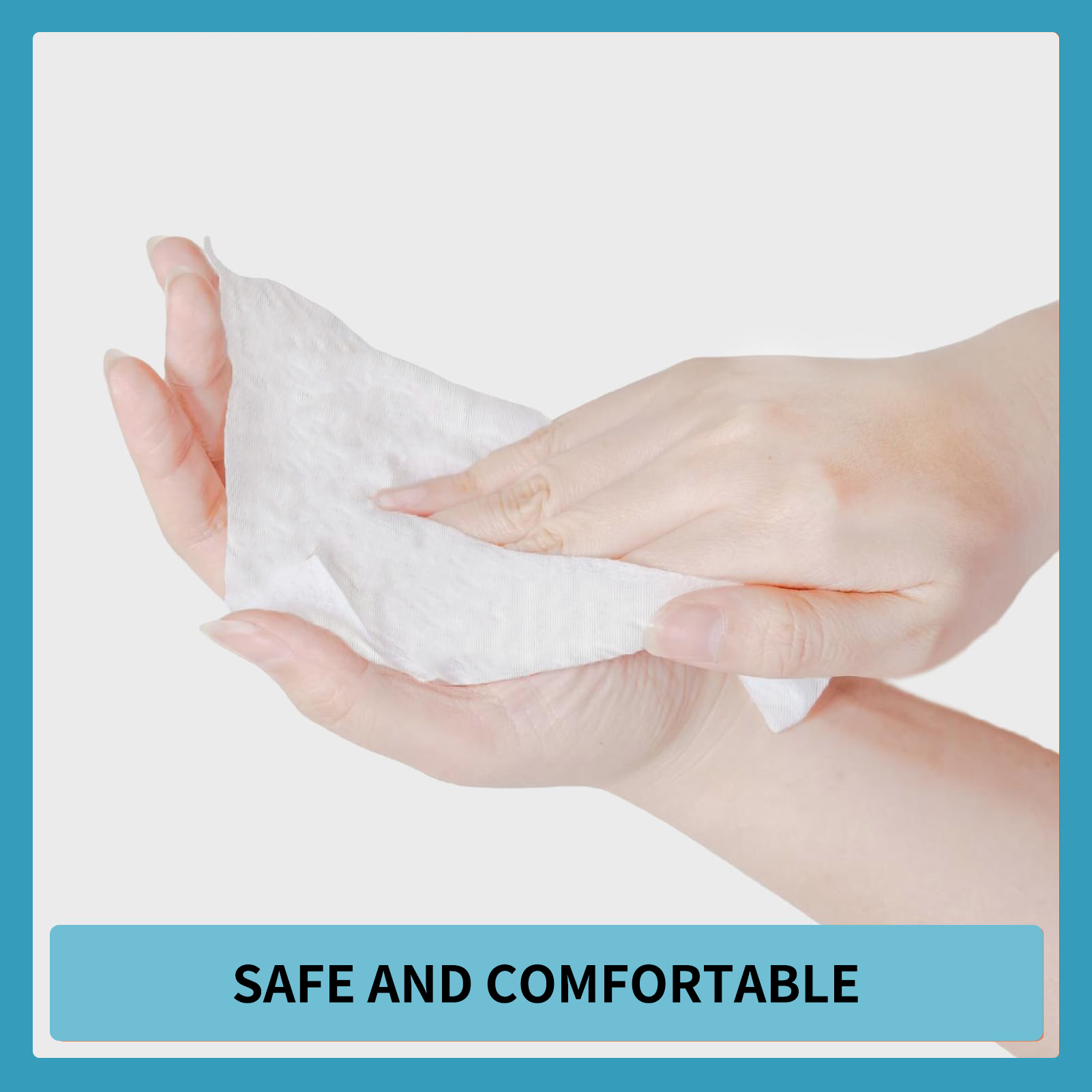 Wet toilet paper details