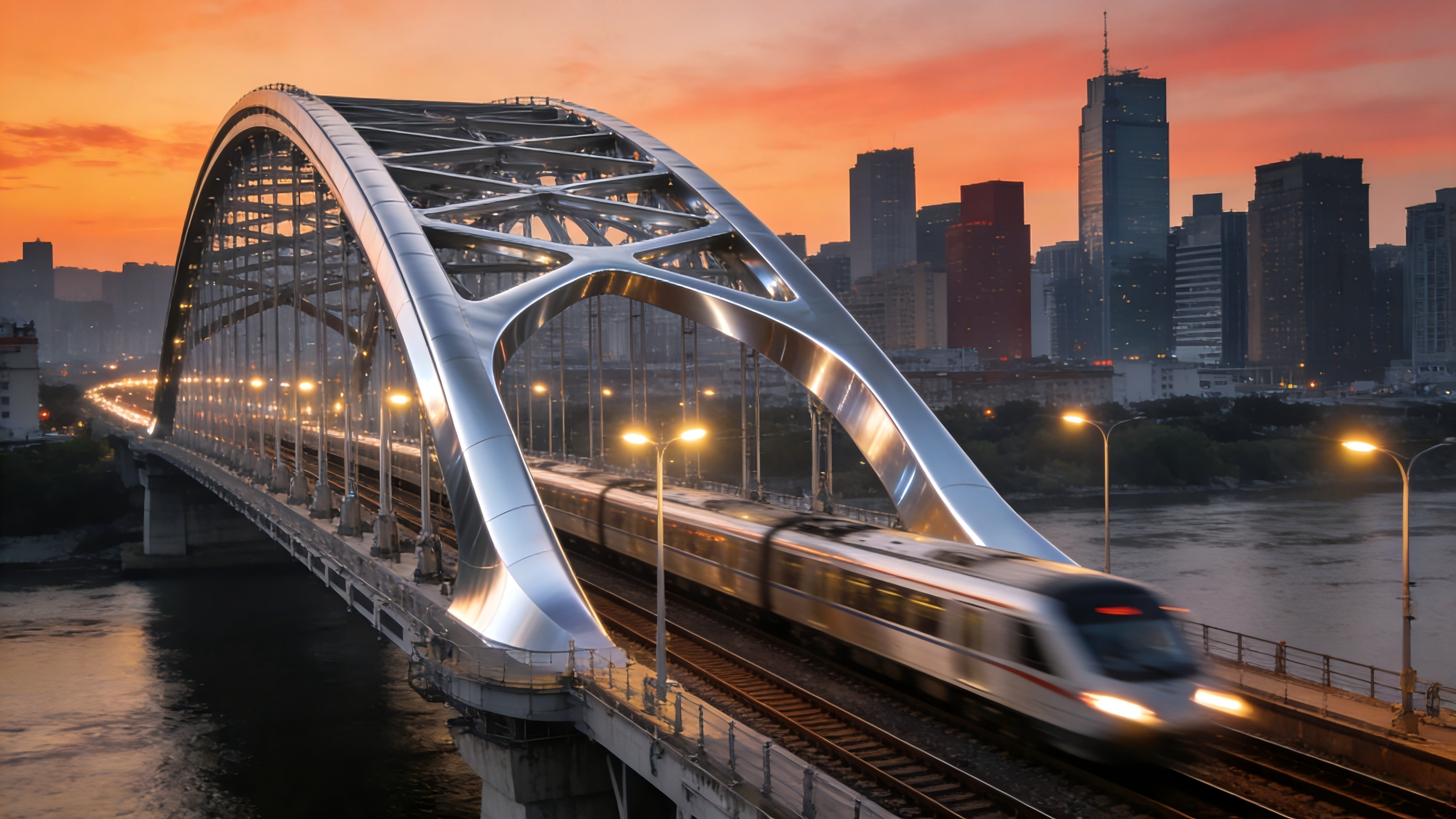 Railway Steel Bridge