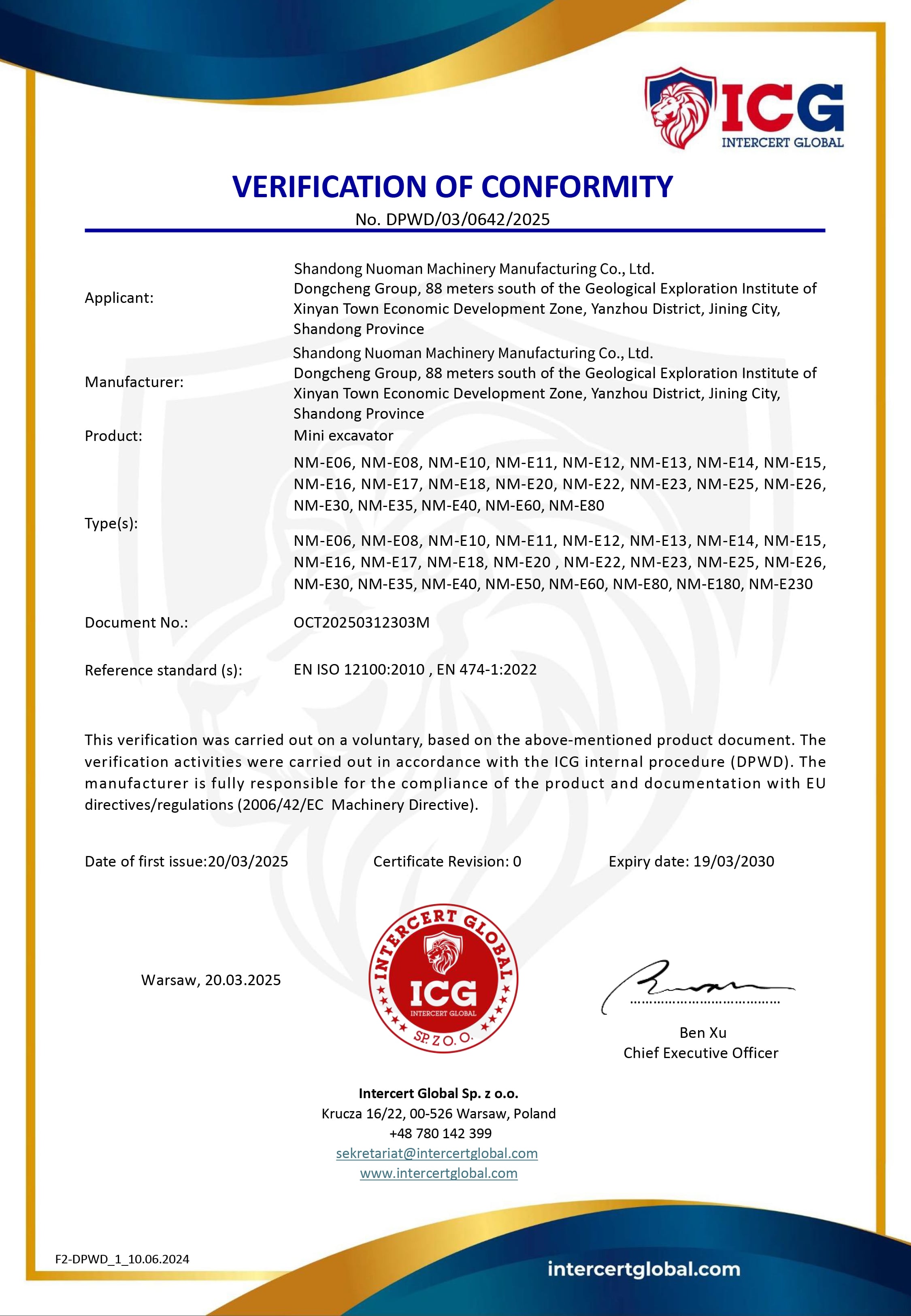 CE Compliant