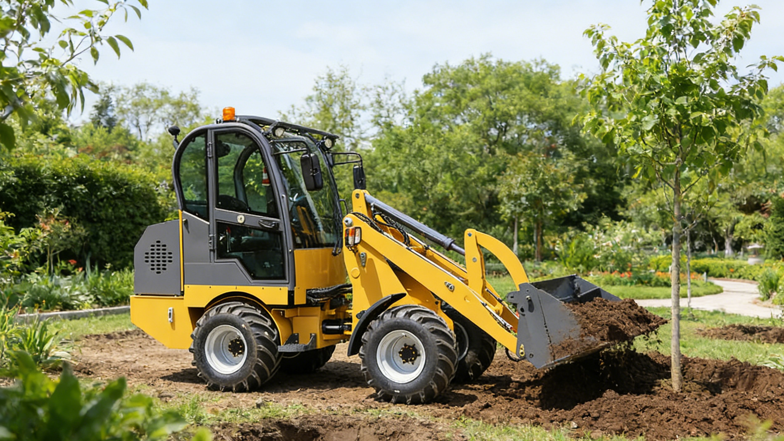High-Performance Construction Front Loader for Efficient Operations