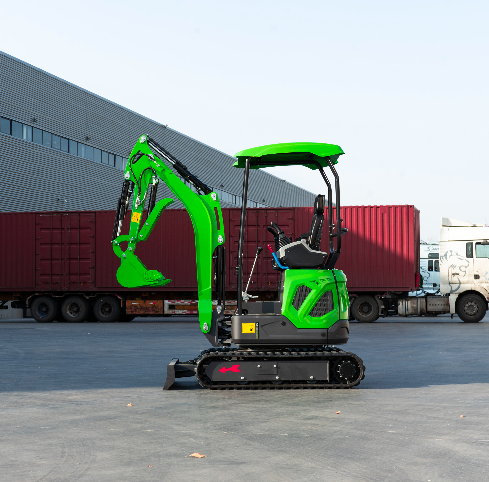 Can small excavator cooperate with other machinery for joint construction?
