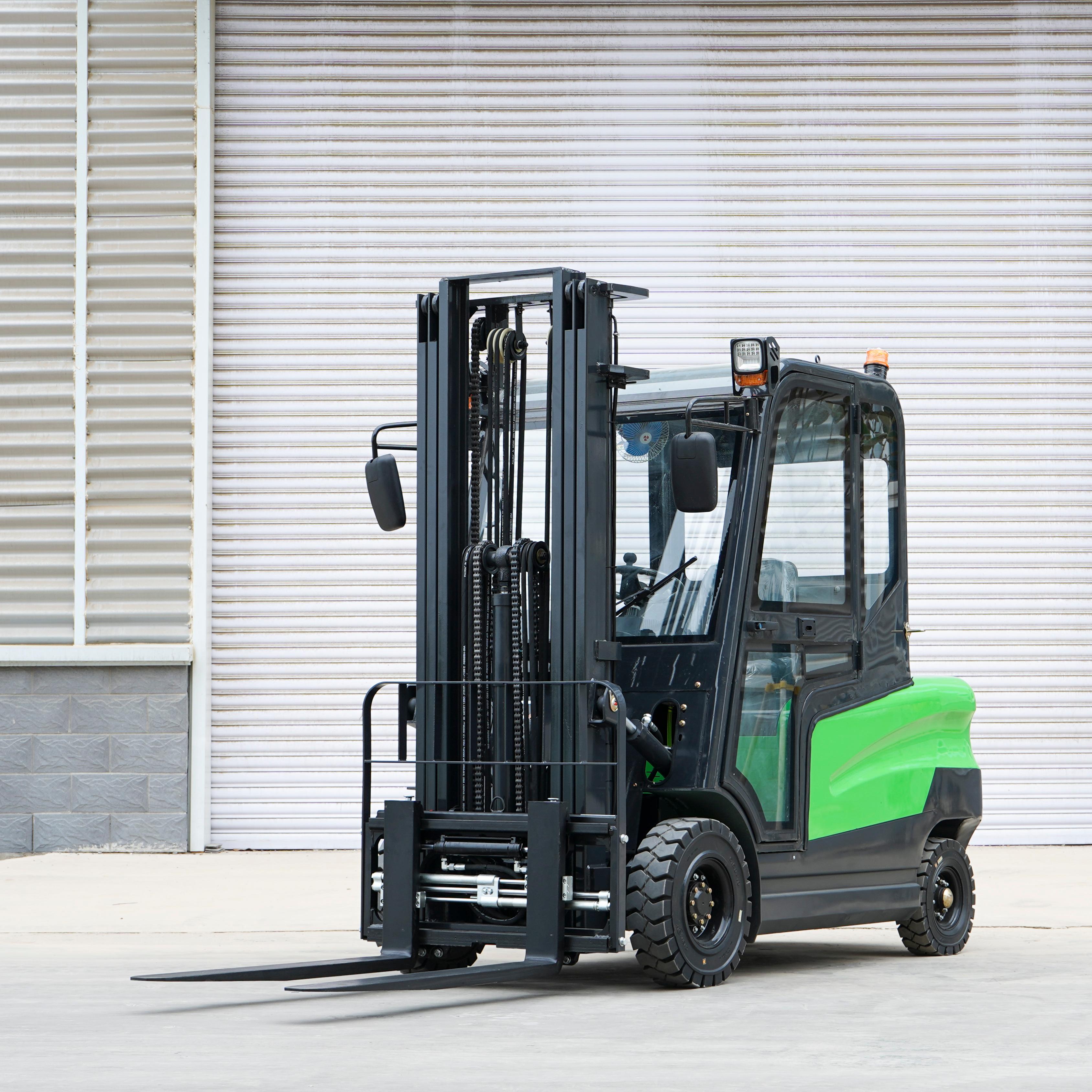3 Tonlu Çok Yönlü Üstün Yeşil Elektrikli Forklift İşletimi, Akıllı, En İyi Kalite ve Verimlilikte, İyi Satış