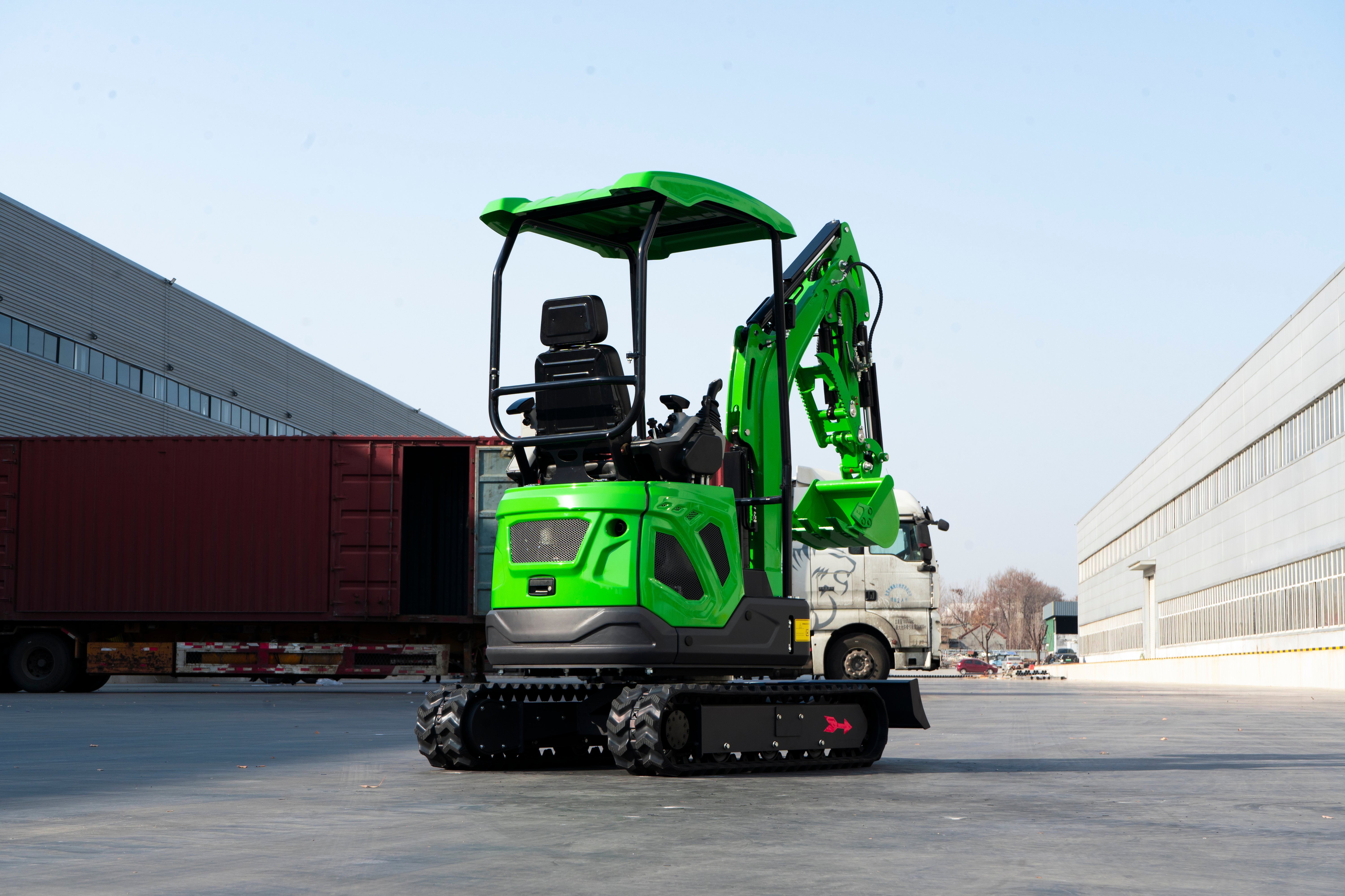 NM-18 Green High Efficient Good Quality Excavator 1.8 Ton Multiple Upper Arm Lateral Swing on Sale