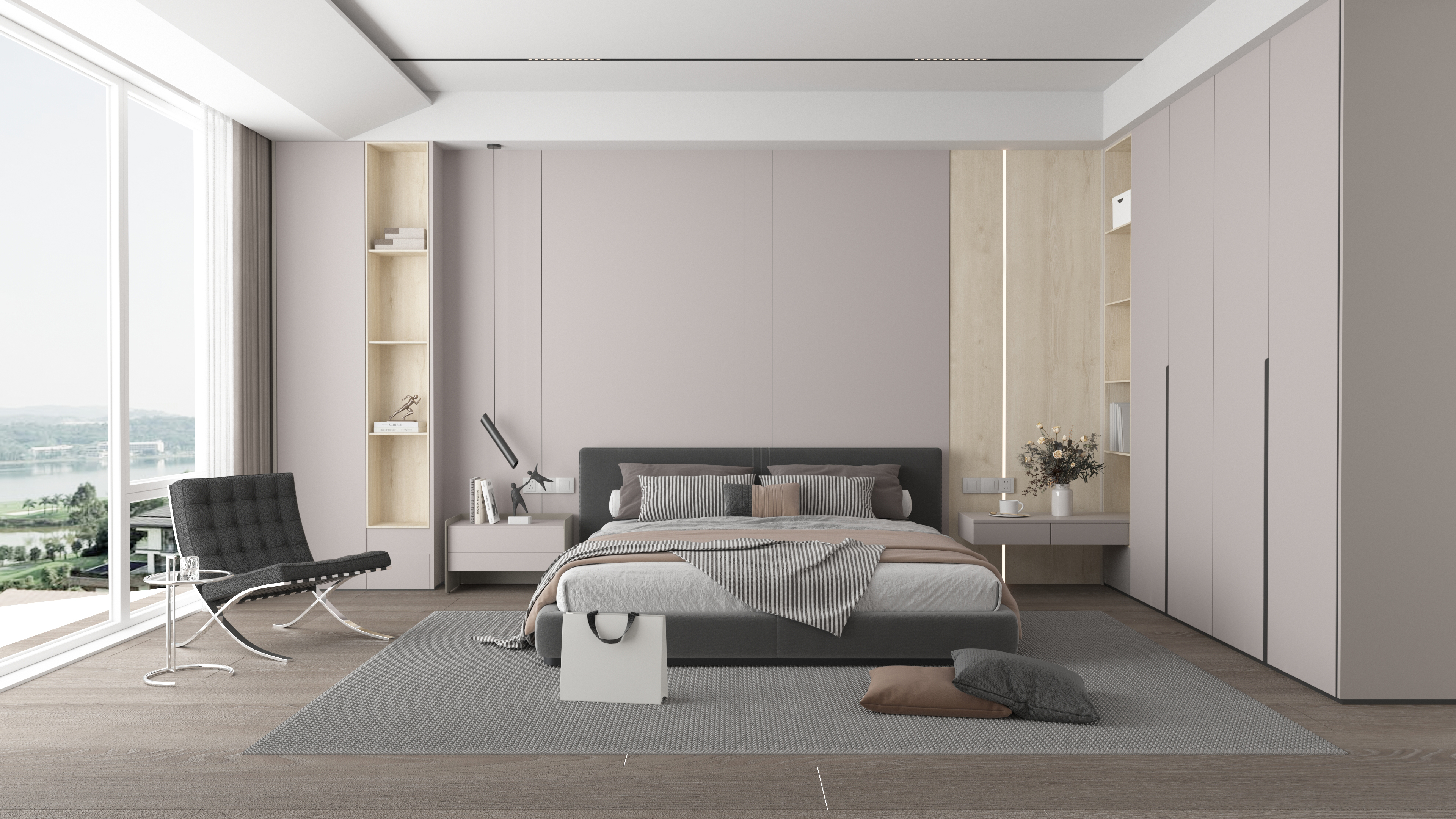 What Decorative Panel Colors Create a Spacious Visual Effect?