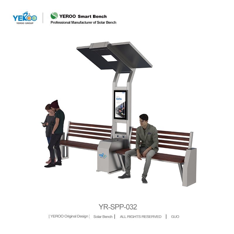 Zunanja USB klop z sončno energijo - YR-SPP-032