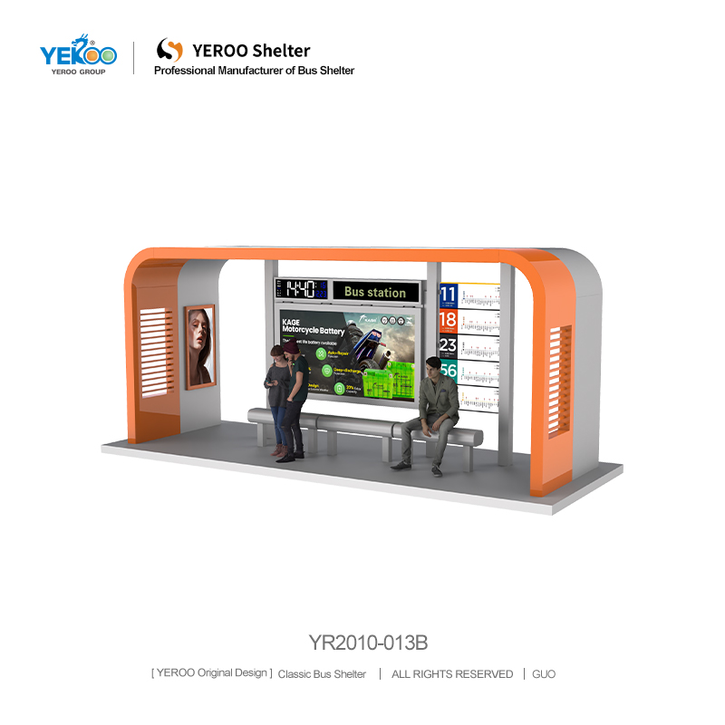 Fábrica de Abrigo para Parada de Ônibus - YR2010-013B