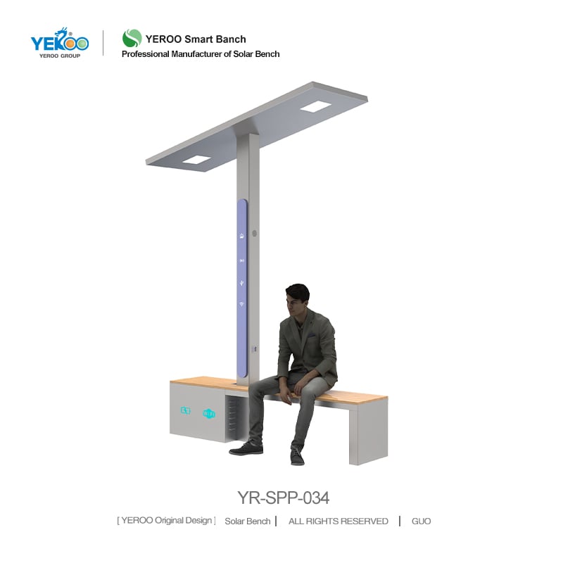 USB Smart Bench Outdoor- YR-SPP-034