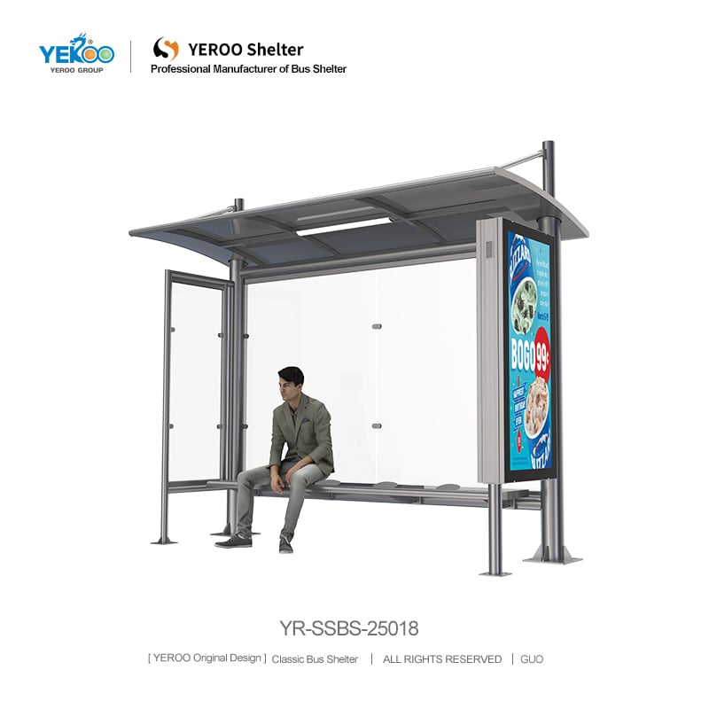 Rifugio per autobus prefabbricato - YR-SSBS-25018