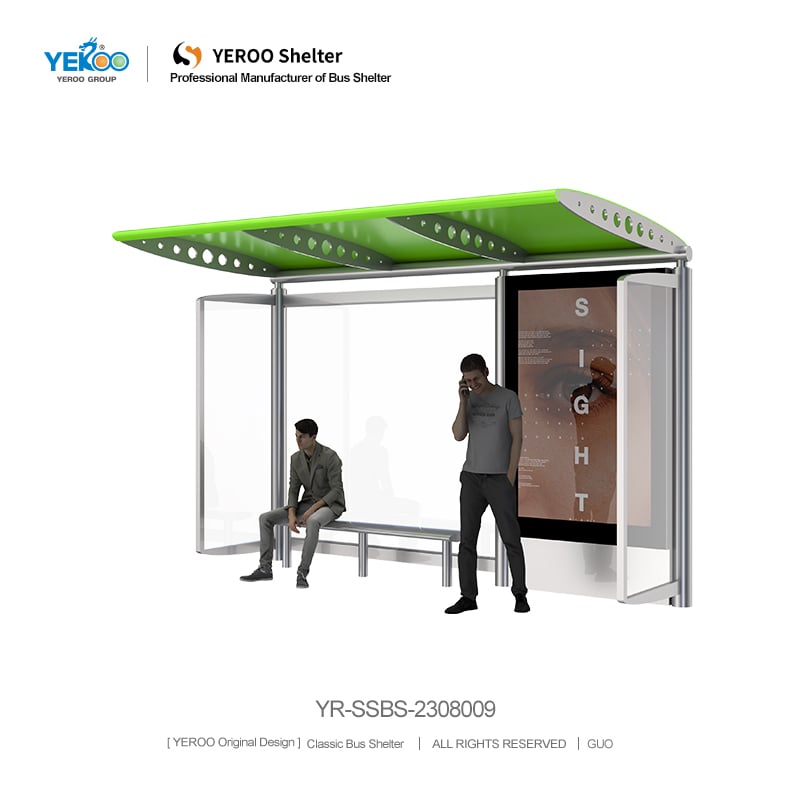 Bussstöðvarhaldur með Mupi - YR-SSBS-2308009