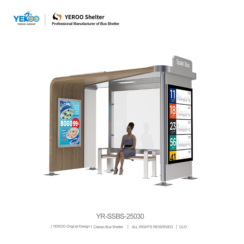 Easy Assemble Bus Shelter- YR-SSBS-25030