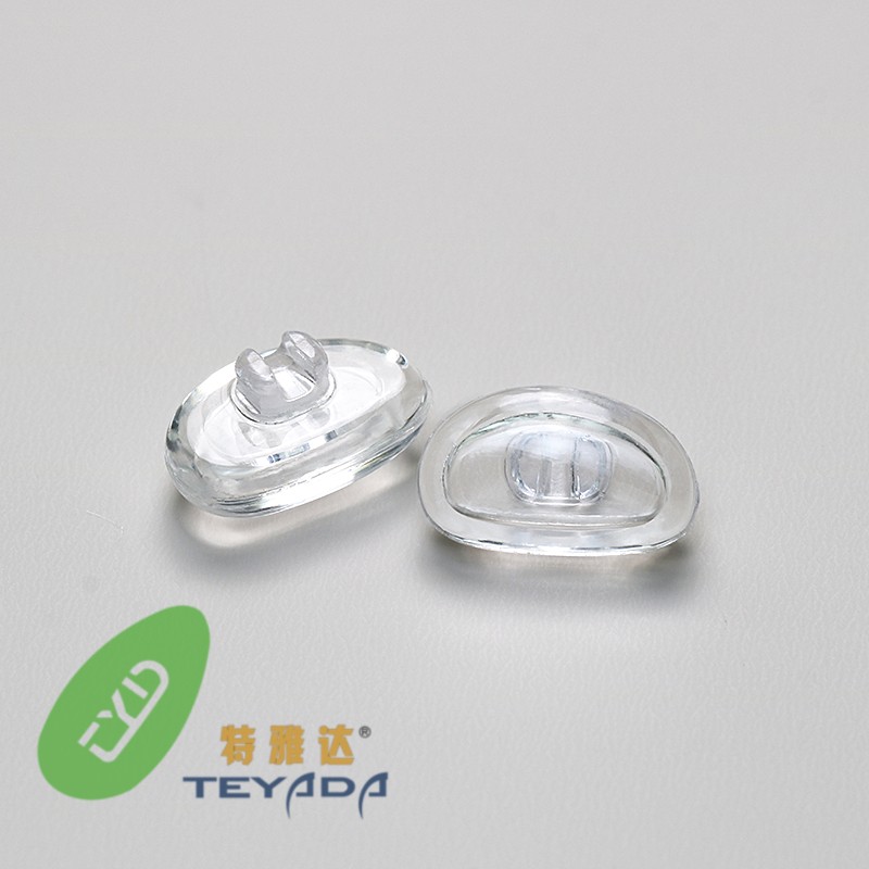 Q-07 Air-Vacuum D-Shape 12.2mm Screw/Clip-ON Nose Pad
